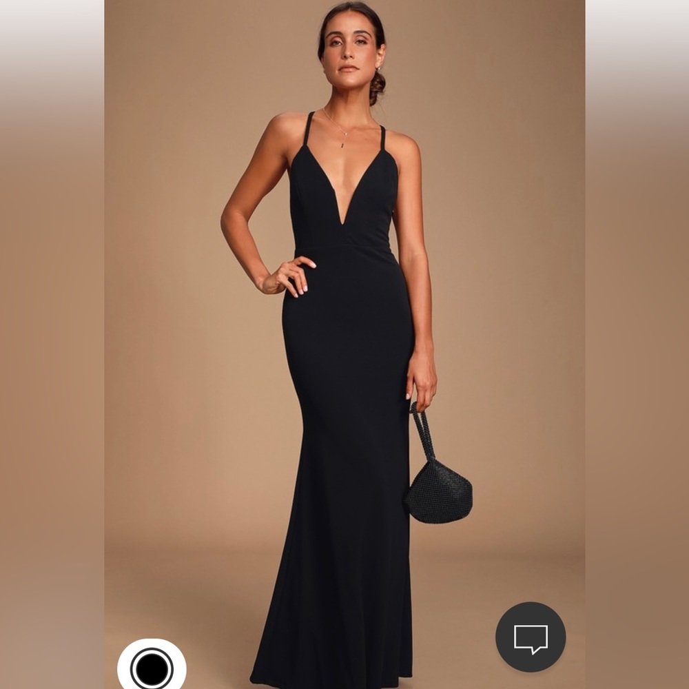 Lulu’s Black Maxi Dress
